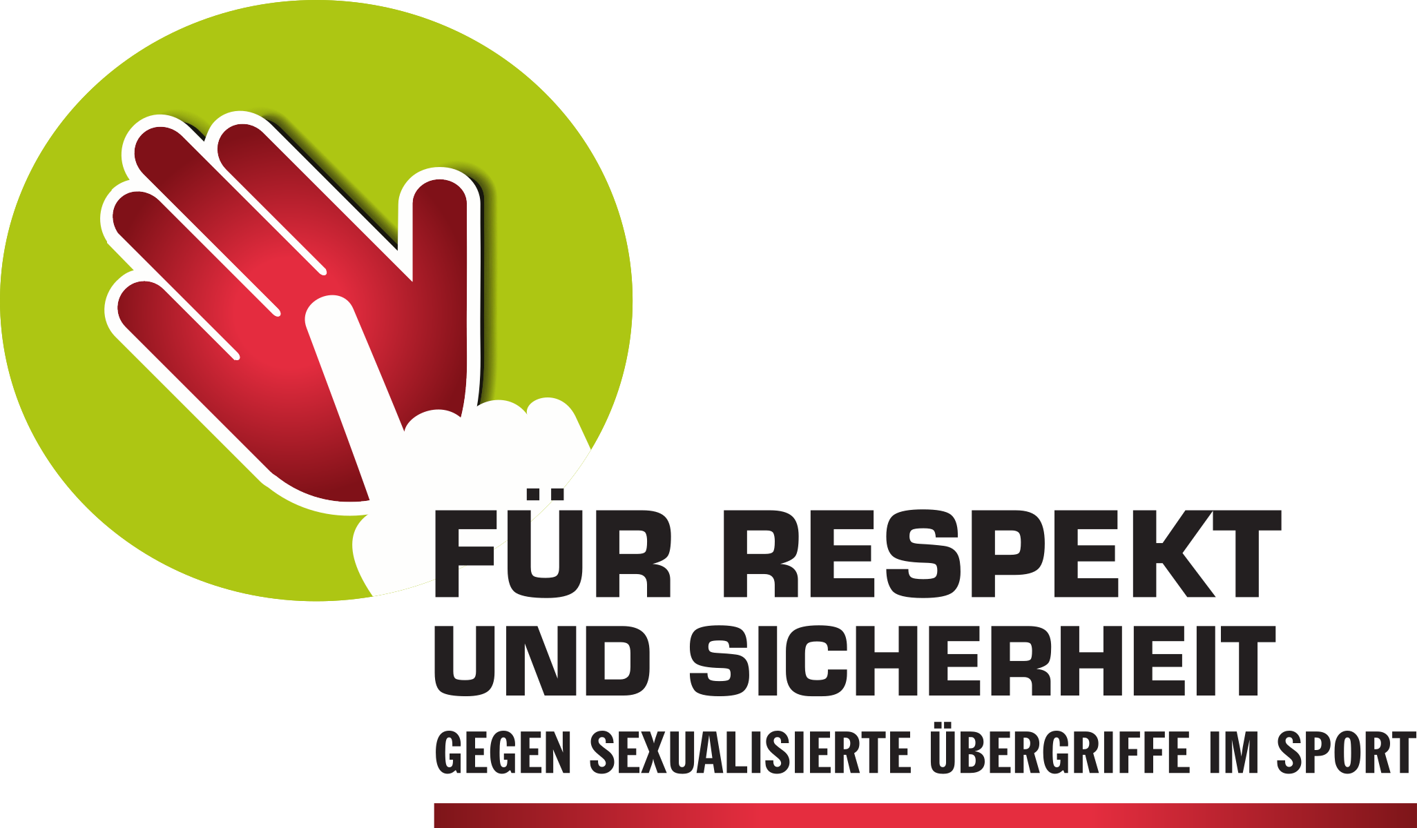 100 % Sport - Logo - Respekt und Sicherheit