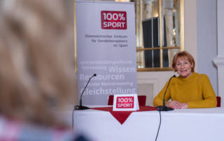 100% Sport Präsidentin Christa Prets