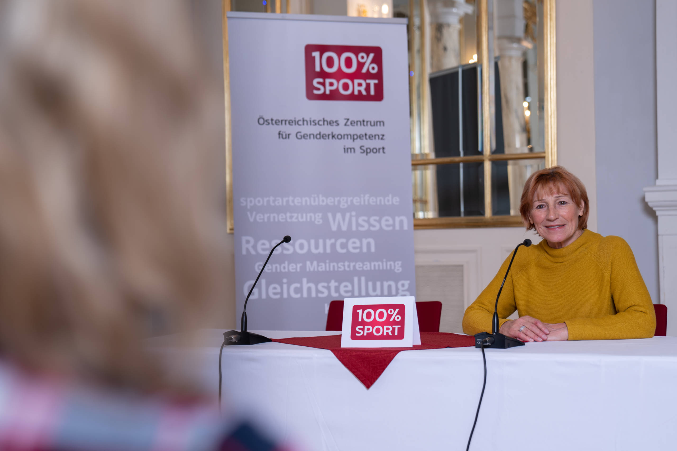 100% Sport Präsidentin Christa Prets